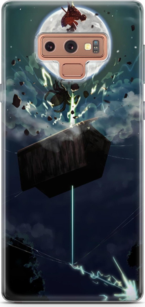 Samsung Galaxy Note 9 için Anime 9 Parlak Baskılı Demon Slayer Zenitsu