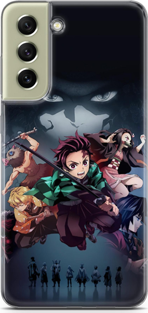 Samsung Galaxy S21 FE için Anime 6 Baskılı Telefon Kabı Demon Slayer II