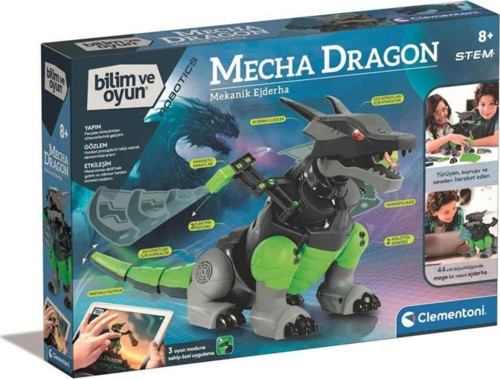Clementonı 64326 Robotik Laboratuvarı, Mecha Dragon, Bilimsel Oyuncak, Multicolor