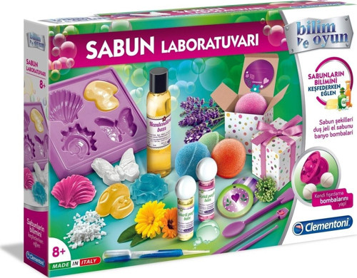 Clementonı Bilim Ve Oyun Sabun Laboratuvarı Deney Seti