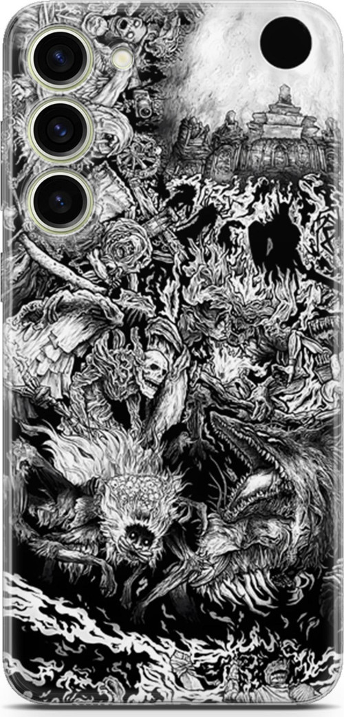 Samsung Galaxy S23 Plus için Anime 7 Arka Kapak Berserk Dark Souls