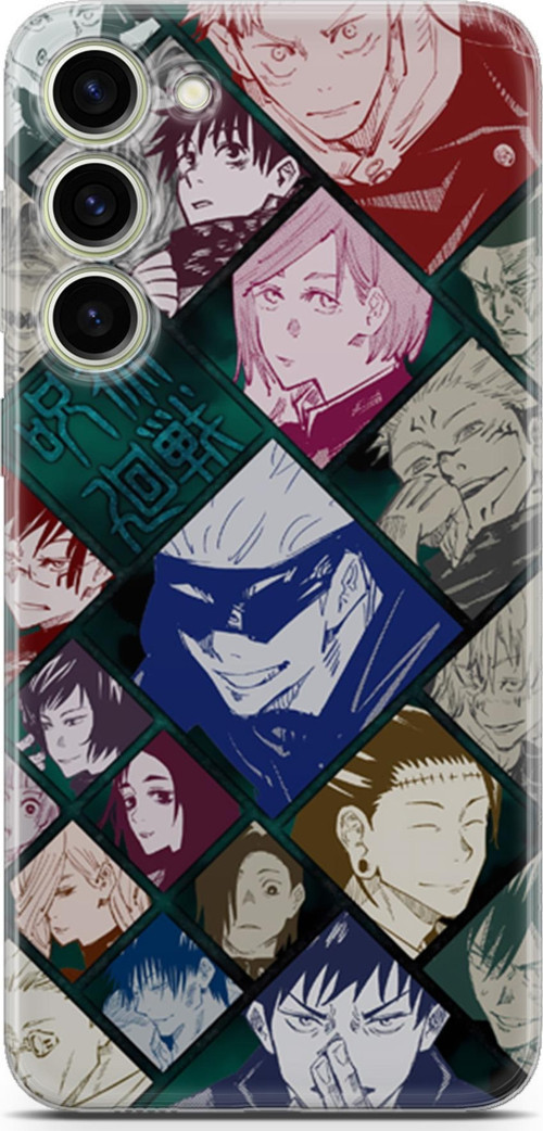Samsung Galaxy S23 Plus uyumlu Anime 2 HD UV Baskı Jujutsu Kaisen itadori