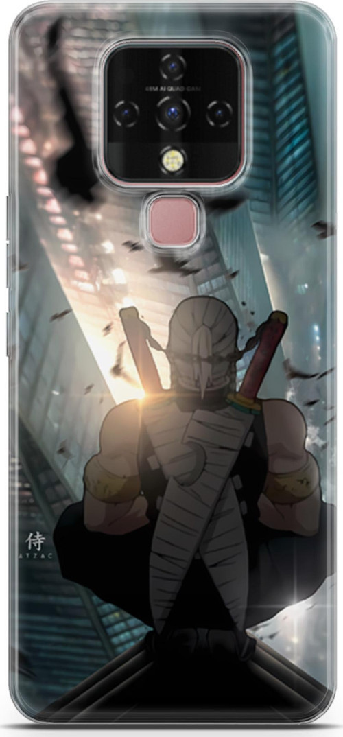 Tecno Camon 16 uyumlu Anime 16 Lüks Demon Slayer Tengen