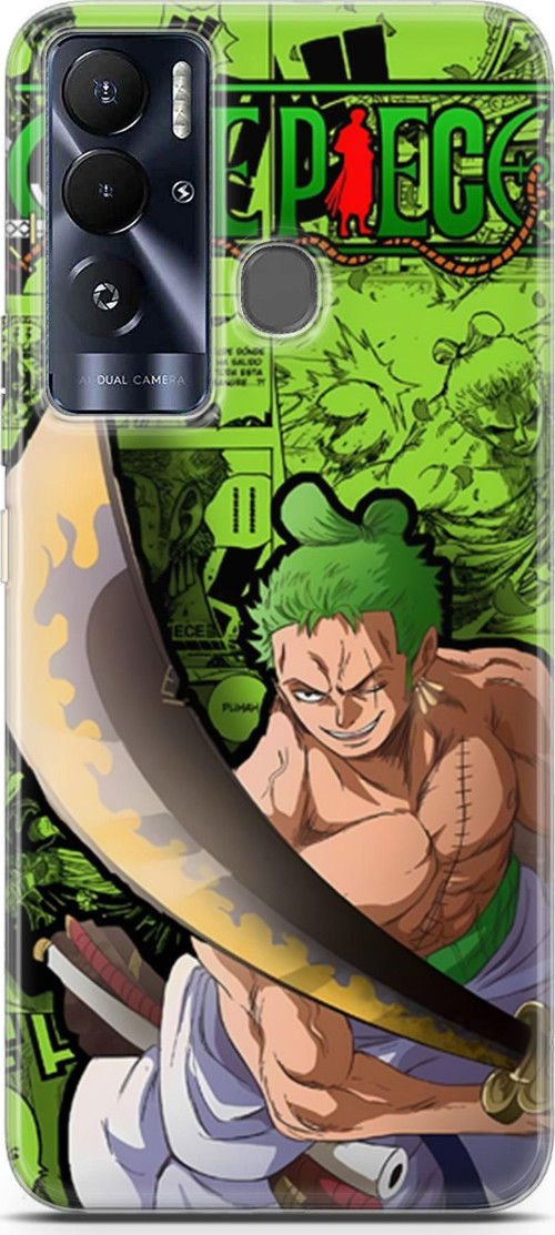 Tecno Pova Neo için Anime 10 Koruma One Piece Zoro