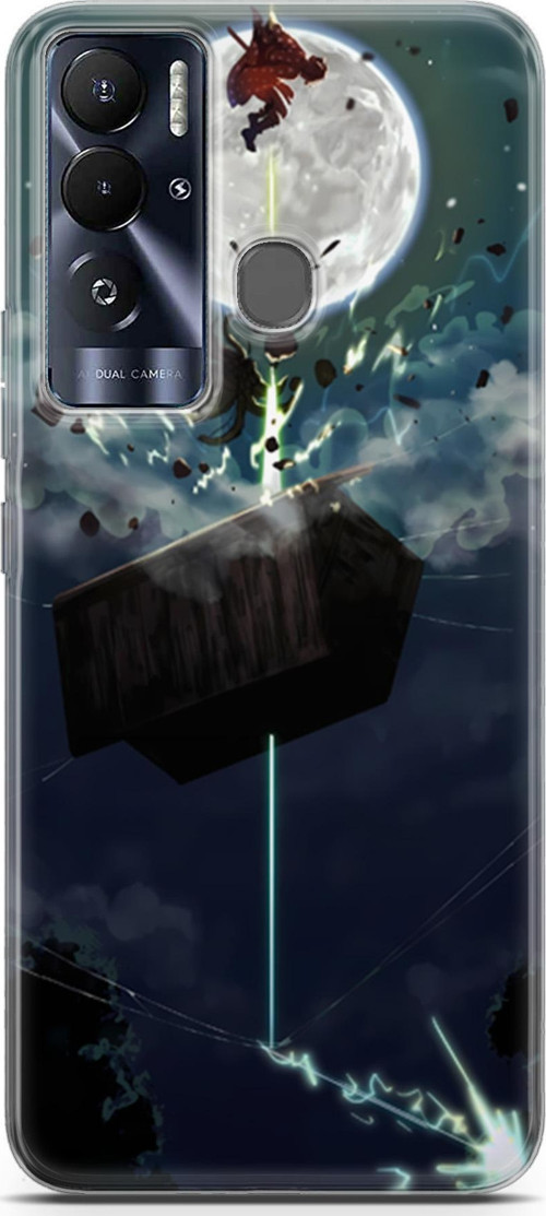 Tecno Pova Neo uyumlu Anime 9 Silikon Kapak Demon Slayer Zenitsu