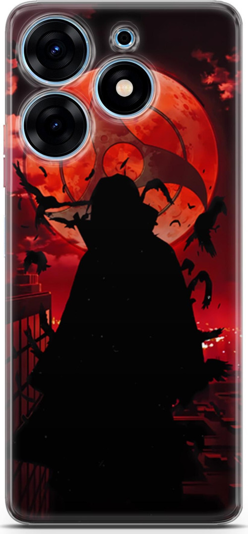 Tecno Spark 10 Pro için Anime 27 UV Kapak Naruto itachi Uchiha