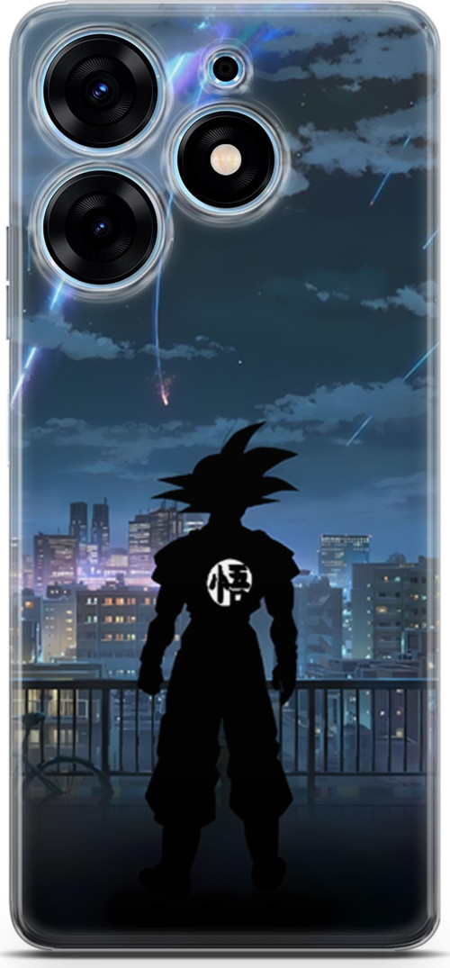Tecno Spark 10 Pro için Anime 30 Şeffaf Dragon Ball Goku