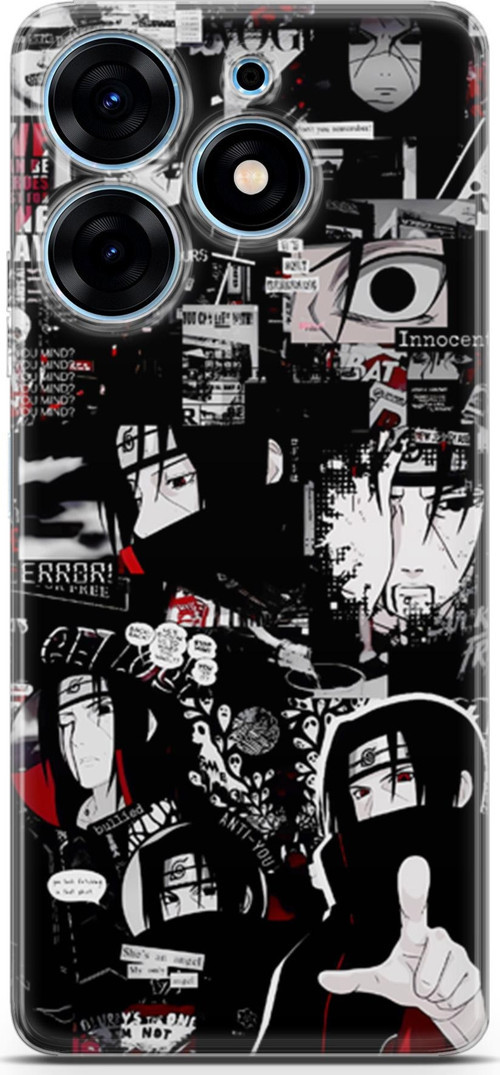 Tecno Spark 10 Pro uyumlu Anime 29 Arka Kapak Itachi Uchiha
