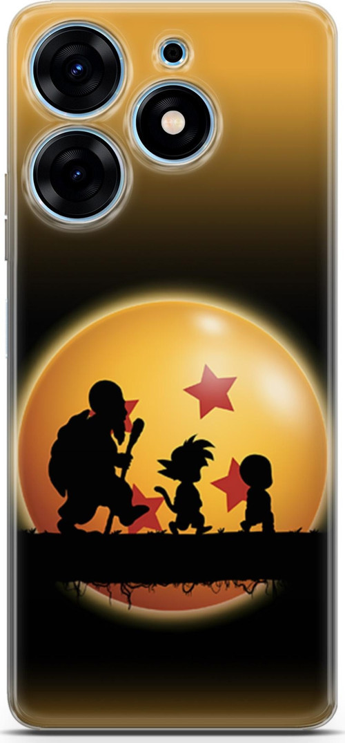Tecno Spark 10 Pro uyumlu Anime 40 Silikon Kapak Dragon Ball Yıldız