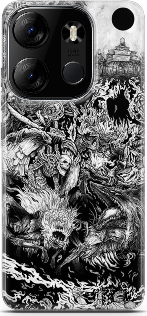 Tecno Spark Go 2023 uyumlu Anime 7 Darbe Emici Berserk Dark Souls