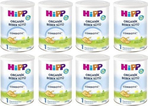 1 Organik Combiotic Bebek Sütü 350 gr - 8'li