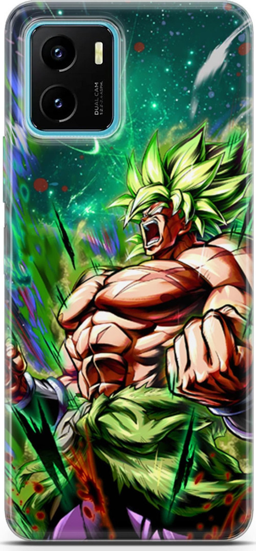 Vivo Y15a için Anime 3 4K Baskı Saiyan Rage Dragon Ball