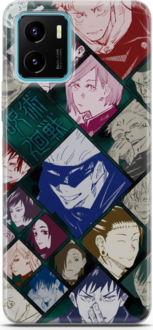 Vivo Y15a uyumlu Anime 2 UV Kapak Jujutsu Kaisen itadori