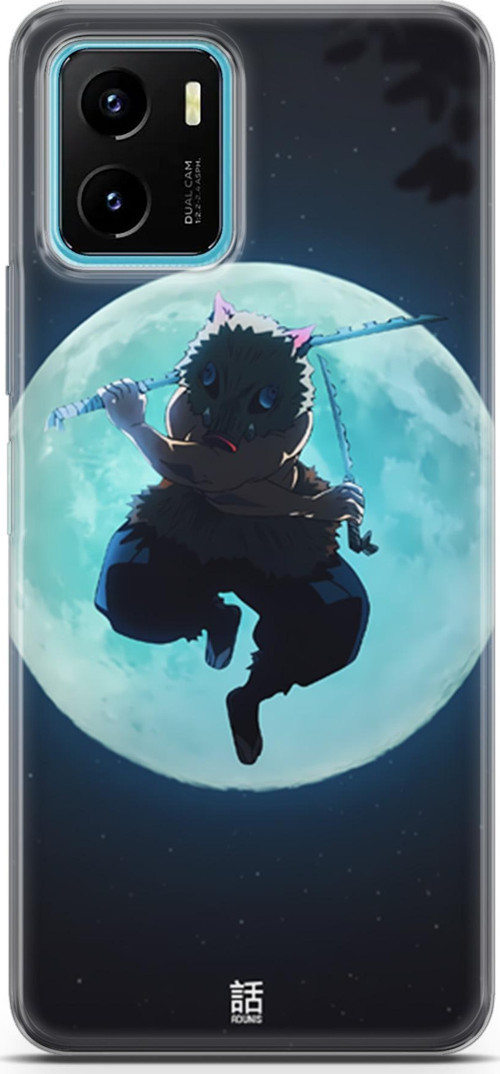 Vivo Y15a uyumlu Anime 28 Baskılı Kapak Demon Slayer inosuke Hashibira