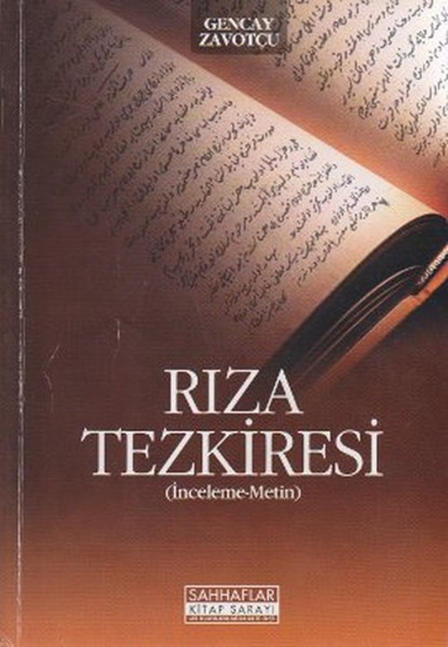 Sahhaflar Kitap Sarayı Rıza Tezkiresi