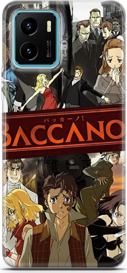 Vivo Y15a uyumlu Anime 4 Silikon Kapak Baccano Anime