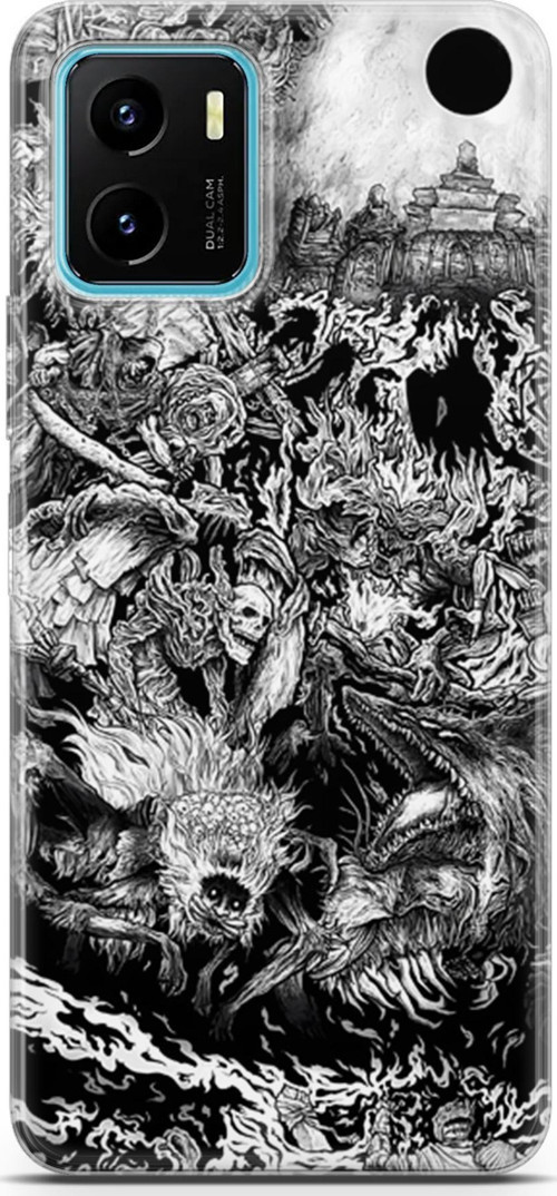 Vivo Y15a uyumlu Anime 7 Darbe Emici Berserk Dark Souls