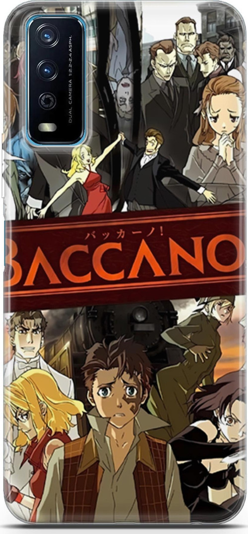 Vivo Y20s uyumlu Anime 4 HQ Baskı Baccano Anime