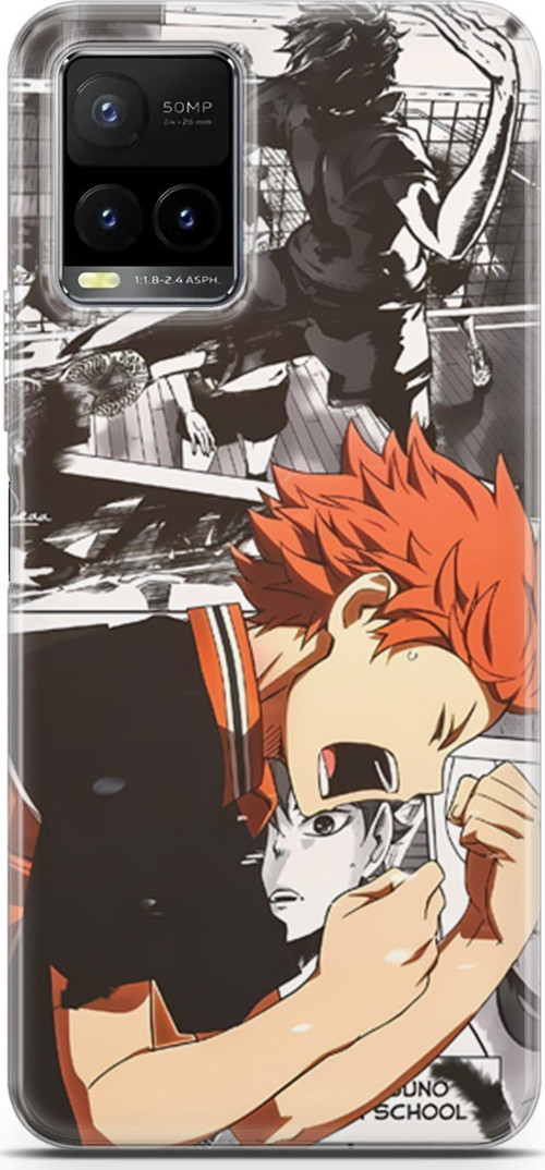 Vivo Y21 uyumlu Anime 20 HD Baskı Haikyuu Hinata