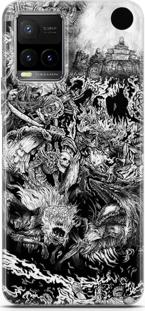 Vivo Y21 uyumlu Anime 7 Arka Kapak Berserk Dark Souls