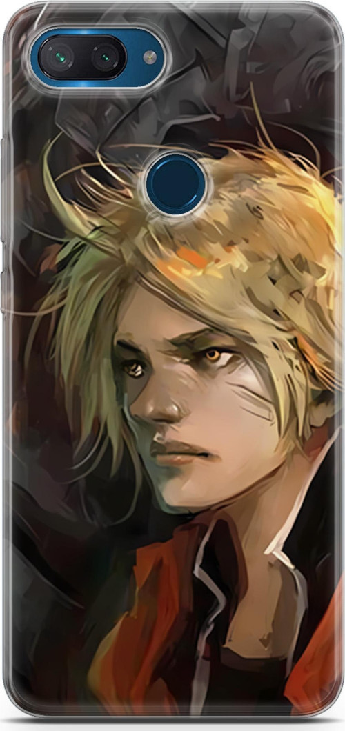 Xiaomi Mi 8 Lite uyumlu Anime 8 Baskılı Telefon Kabı Fullmetal Alchemist Alphonse Edward