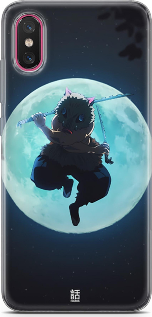 Xiaomi Mi 8 Pro uyumlu Anime 28 UV Kapak Demon Slayer inosuke Hashibira