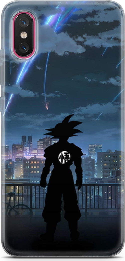 Xiaomi Mi 8 Pro uyumlu Anime 30 Şeffaf Dragon Ball Goku