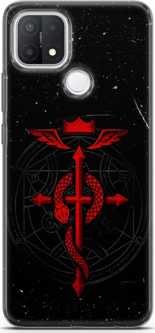 Oppo A15 için Anime 37 Soft Silikon Fullmetal Alchemist Brotherhood
