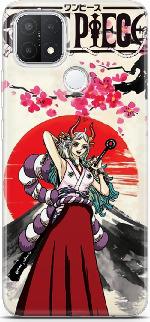 Oppo A15 uyumlu Anime 12 UV Kapak One Piece Yamato
