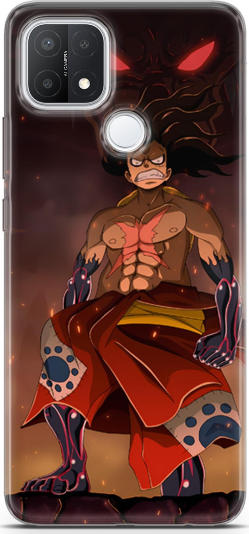 Oppo A15 uyumlu Anime 21 Koruyucu One Piece Luffy I