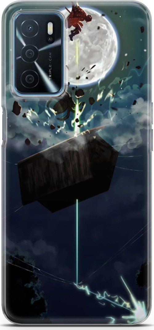 Oppo A16 için Anime 9 Parlak Baskılı Demon Slayer Zenitsu