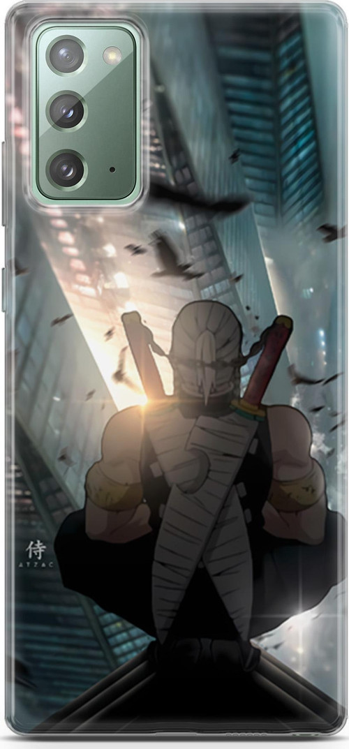 Samsung Galaxy Note 20 uyumlu Anime 16 Premium UV Demon Slayer Tengen