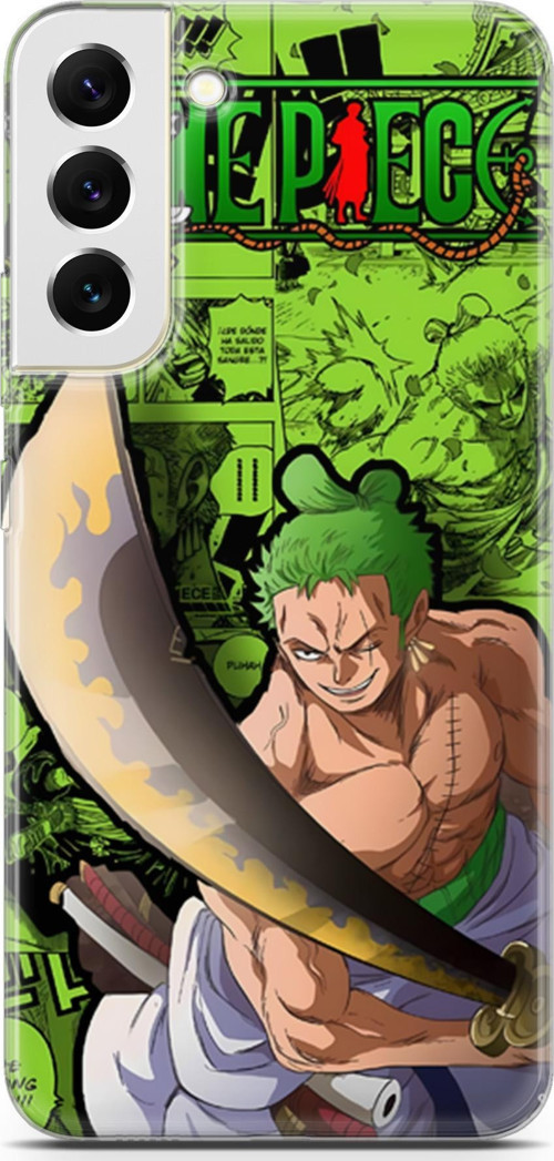 Samsung Galaxy S22 Plus uyumlu Anime 10 HD Kapak One Piece Zoro