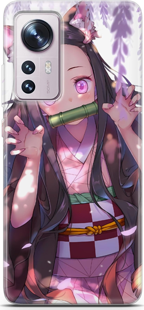 Xiaomi 12 Pro için Anime 14 Arka Kapak Demon Slayer Nezuko