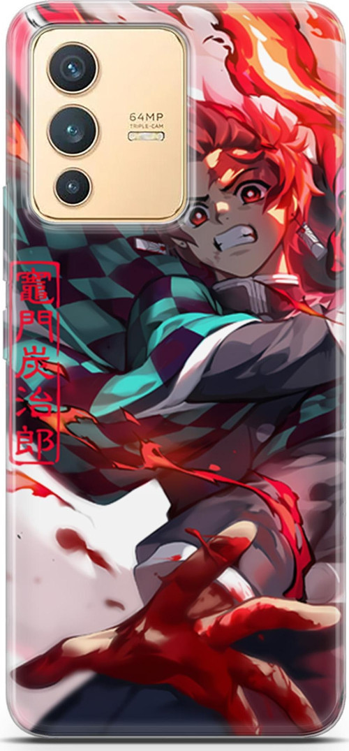 Vivo V23 5G uyumlu Anime 19 4K Baskı Kimetsu No Yaiba