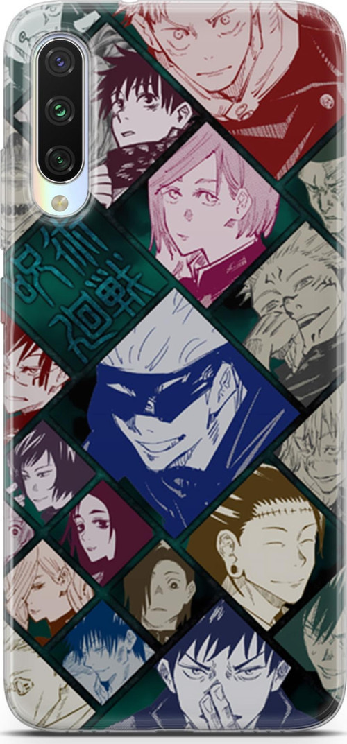 Xiaomi Mi A3 için Anime 2 Arka Kapak Jujutsu Kaisen itadori