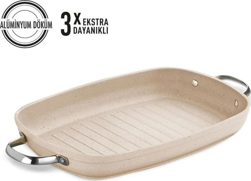 A1274 Granita İki Kulplu Grill Tava 35 x 25