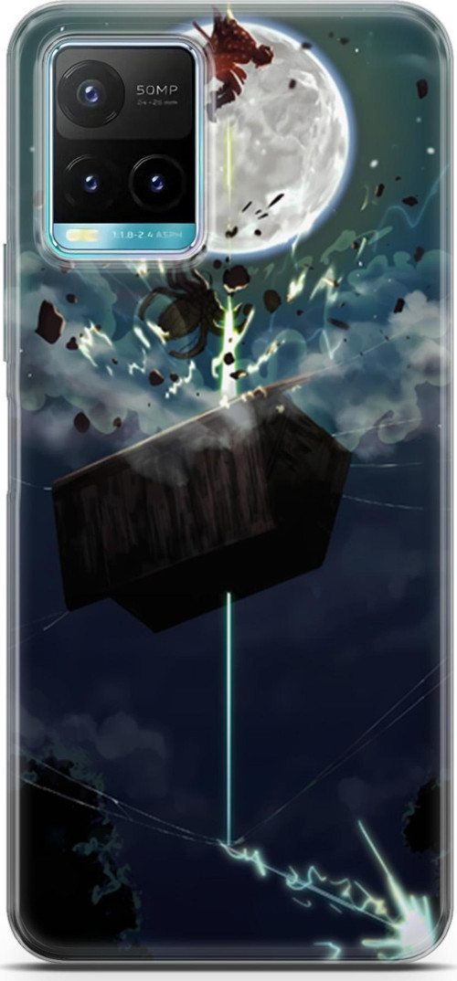 Vivo Y21s için Anime 9 Baskılı Kapak Demon Slayer Zenitsu