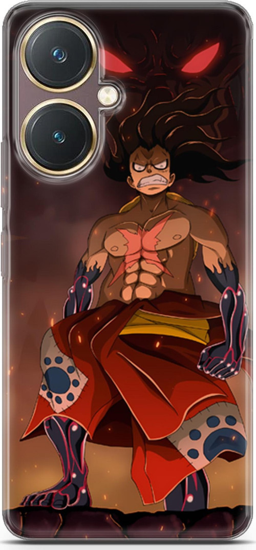 Vivo Y27 için Anime 21 HD Koruma One Piece Luffy I
