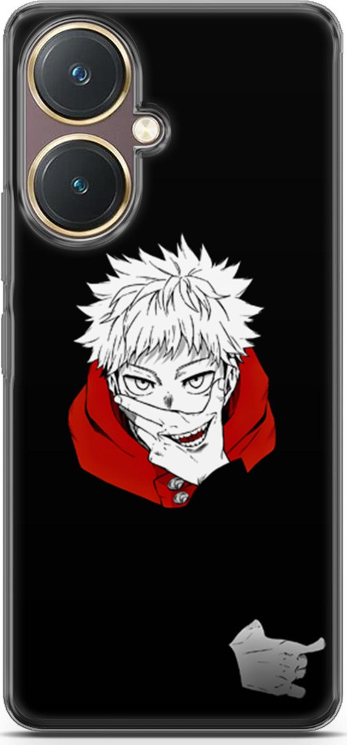 Vivo Y27 uyumlu Anime 35 Baskılı Kapak itadori Jujutsu