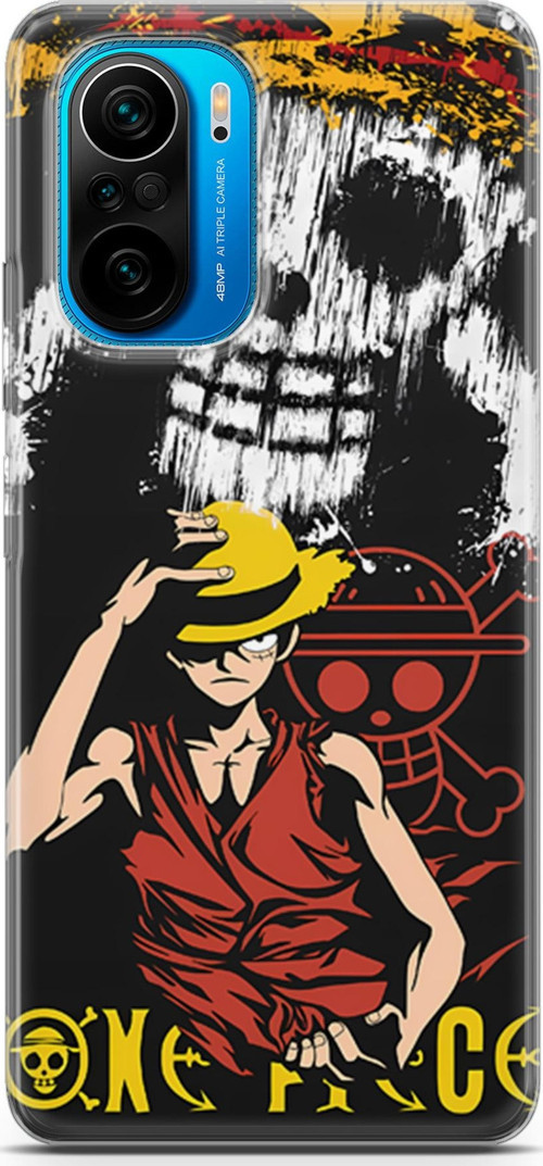Xiaomi Poco F3 uyumlu Anime 24 Fit Baskılı One Piece Luffy II