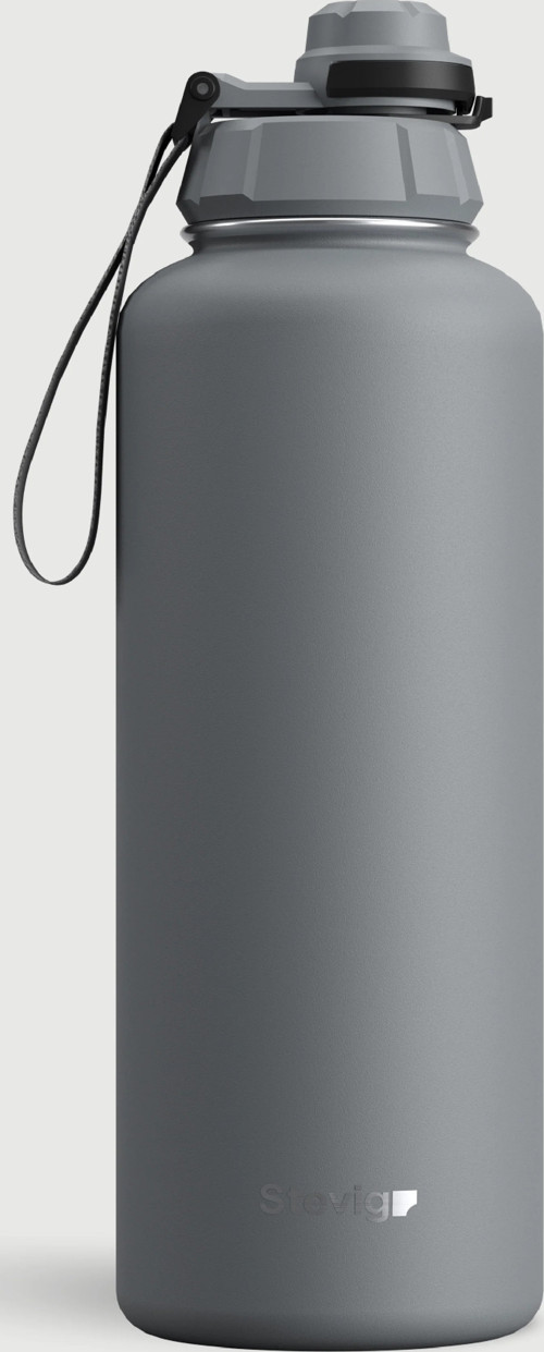 STEVIG 1 HAND LEAK-PROOF SIZDIRMAZ ÇELİK TERMOS 1500 ML GREY ST-253