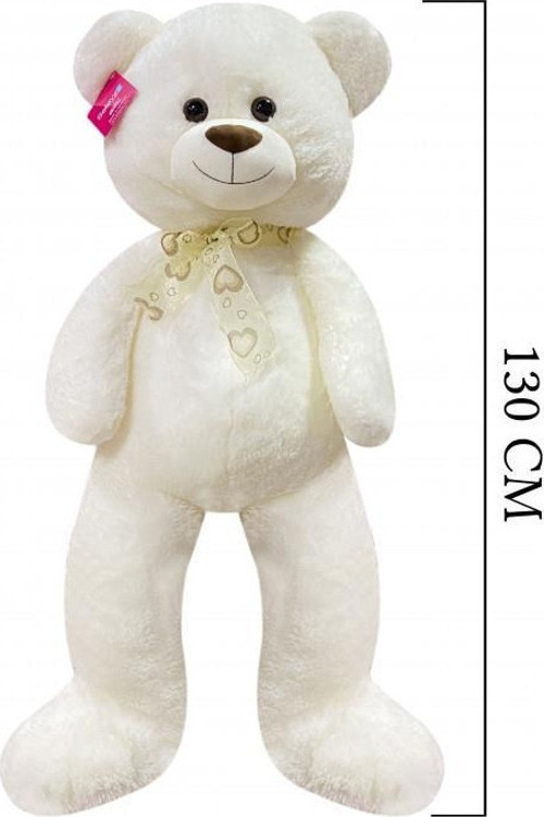 Salaş Ayı 130 Cm Ekru Peluş Ayı Sevgiliye Hediye