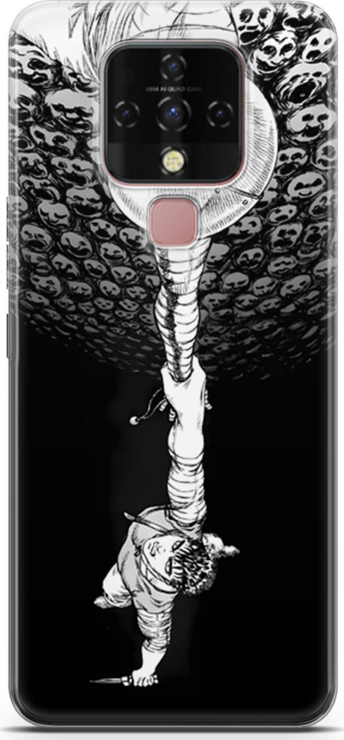 Tecno Camon 16 için Anime 26 Koruma Kılıfı Berserk Eclipse