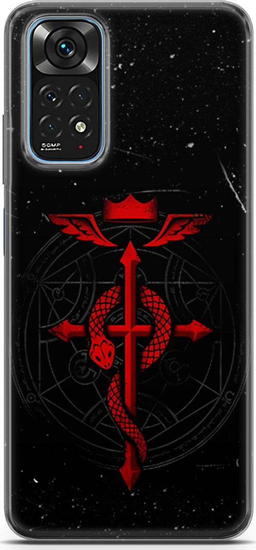 Xiaomi Redmi Note 11 uyumlu Anime 37 Arka Kapak Fullmetal Alchemist Brotherhood