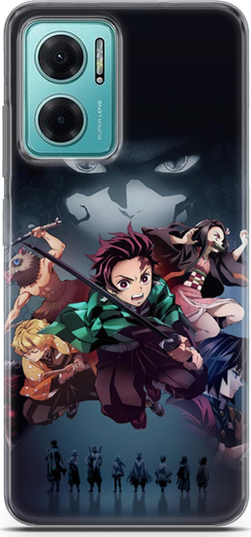 Xiaomi Redmi Note 11e için Anime 6 TPU Silikon Demon Slayer II
