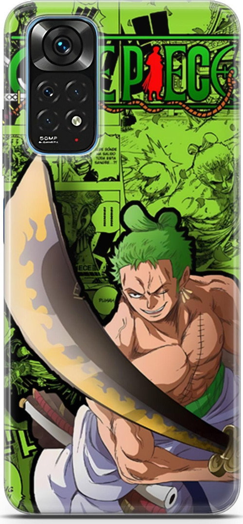 Xiaomi Redmi Note 11s uyumlu Anime 10 HD Tasarım One Piece Zoro