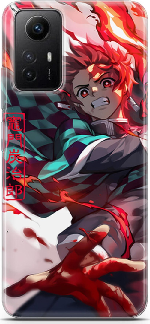 Xiaomi Redmi Note 12s 4G için Anime 19 HD Tasarım Kimetsu No Yaiba