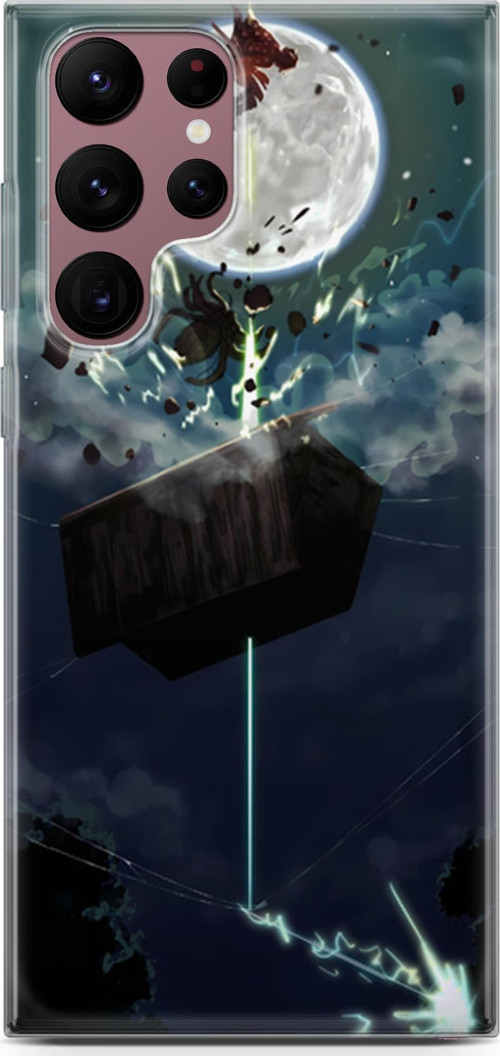 Samsung Galaxy S22 Ultra için Anime 9 Soft Silikon Demon Slayer Zenitsu