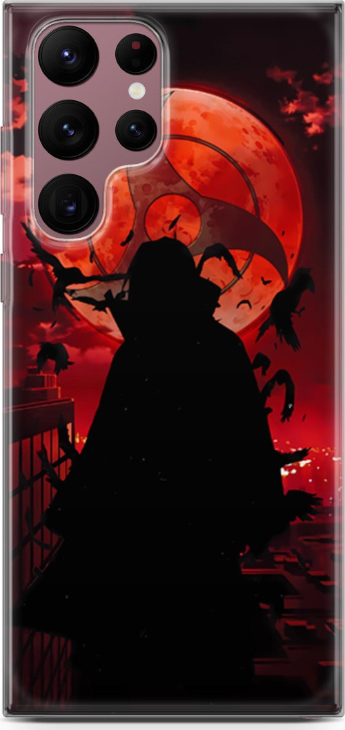 Samsung Galaxy S22 Ultra uyumlu Anime 27 Baskılı Kapak Naruto itachi Uchiha